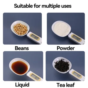 ওয়েট মাপার চামচ ১গ্রাম থেকে ৫০০ গ্রাম- Electronic Measuring Spoon Adjustable Digital Spoon Scale Weigh 1g to 500g