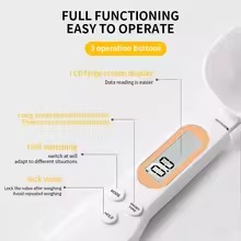 ওয়েট মাপার চামচ ১গ্রাম থেকে ৫০০ গ্রাম- Electronic Measuring Spoon Adjustable Digital Spoon Scale Weigh 1g to 500g